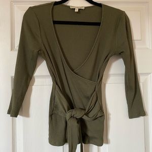 Express Tie Front Shirt